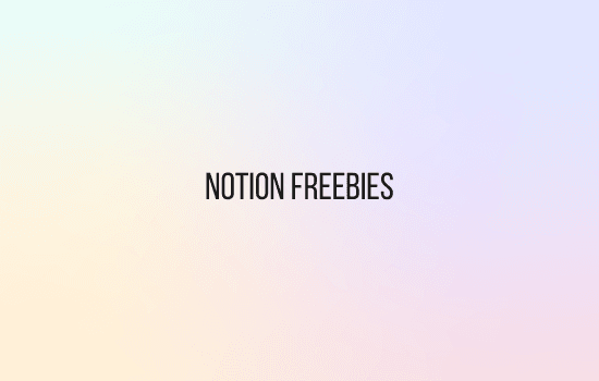 notion freebies