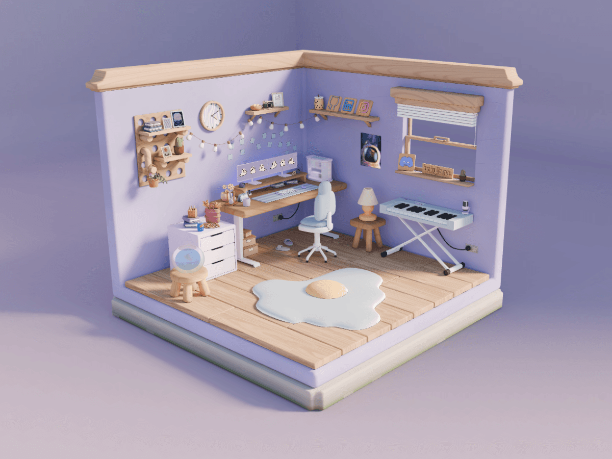 3D room portfolio